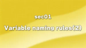 sec01 - Variable Naming Rules (2)
