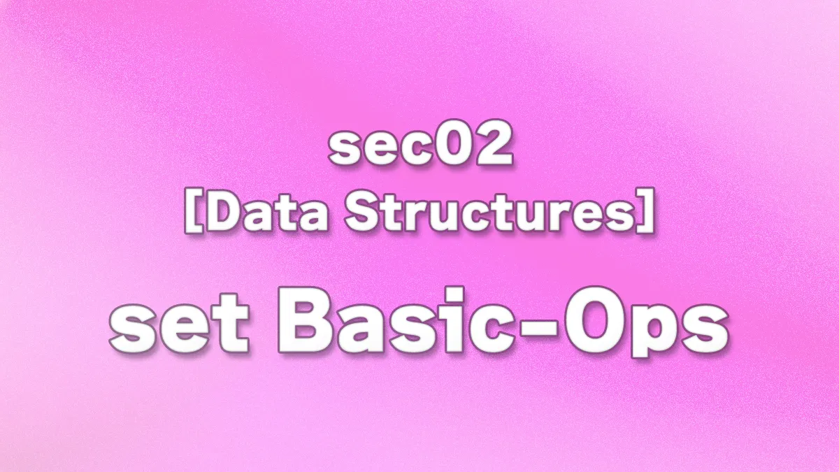 sec02 - Python set Operations: Union, Intersection, Difference, Symmetric Difference