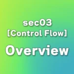 Python Eyecatch Control Flow Overview